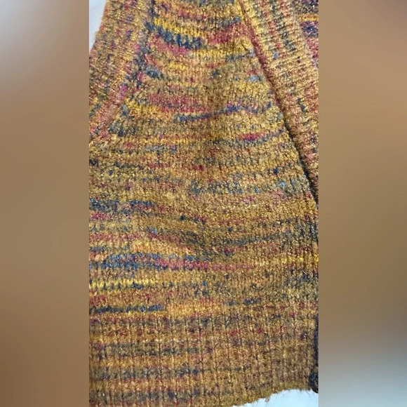 NWT For Love & Lemons Button Up Cropped Sweater Vest Space Dye Size Large - Picture 13 of 15